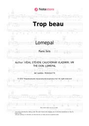 trop beau chords|Lomepal Chords & Tabs .